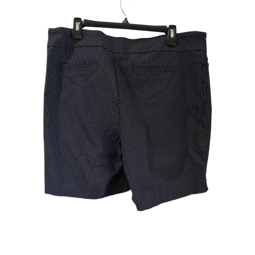 Hilary Radley Black/White Women's Pull-on Shorts Size XXL #1340 - Picture 4 of 5